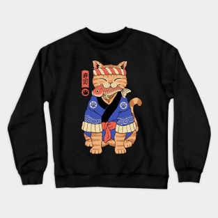 Sushi Meowster Crewneck Sweatshirt